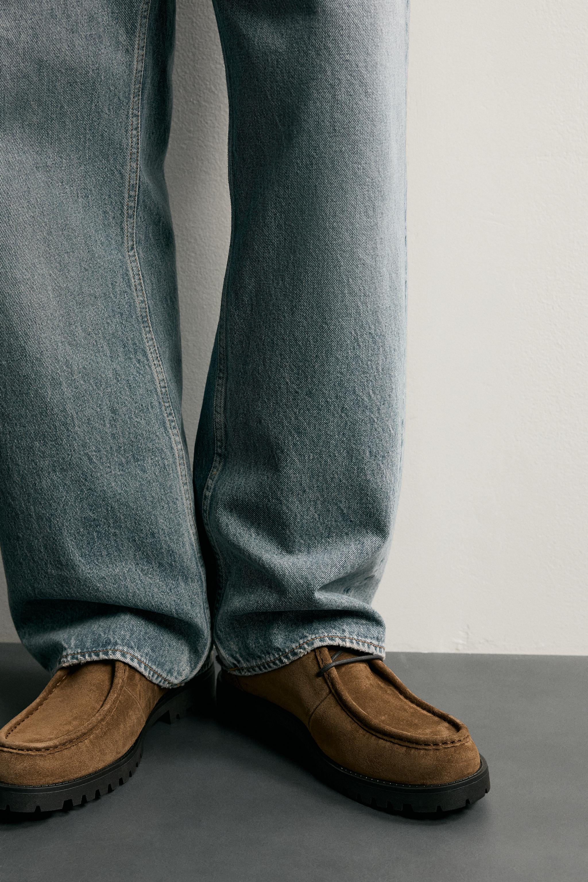 LEATHER LUG SOLE SHOES